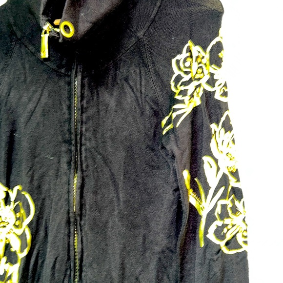 CACHE ZIPPERED SWEATSHIRT IN CHOCOLATE BROWN - Picture 3 of 7